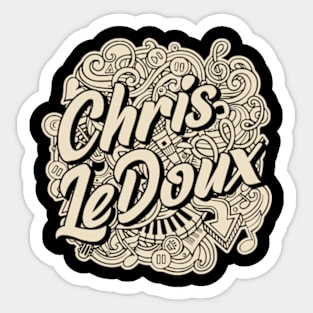 Chris LeDoux - Vintage Sticker